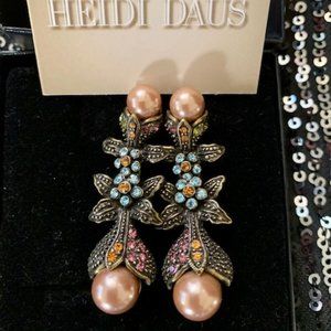 Heidi Daus VINE & DIVINE Vintage Drop Earrings